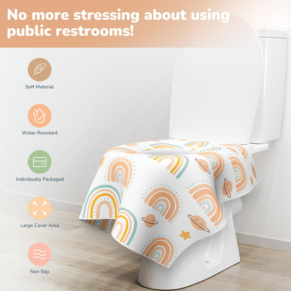 No-slip adhesive strips keep the cover aligned during use.