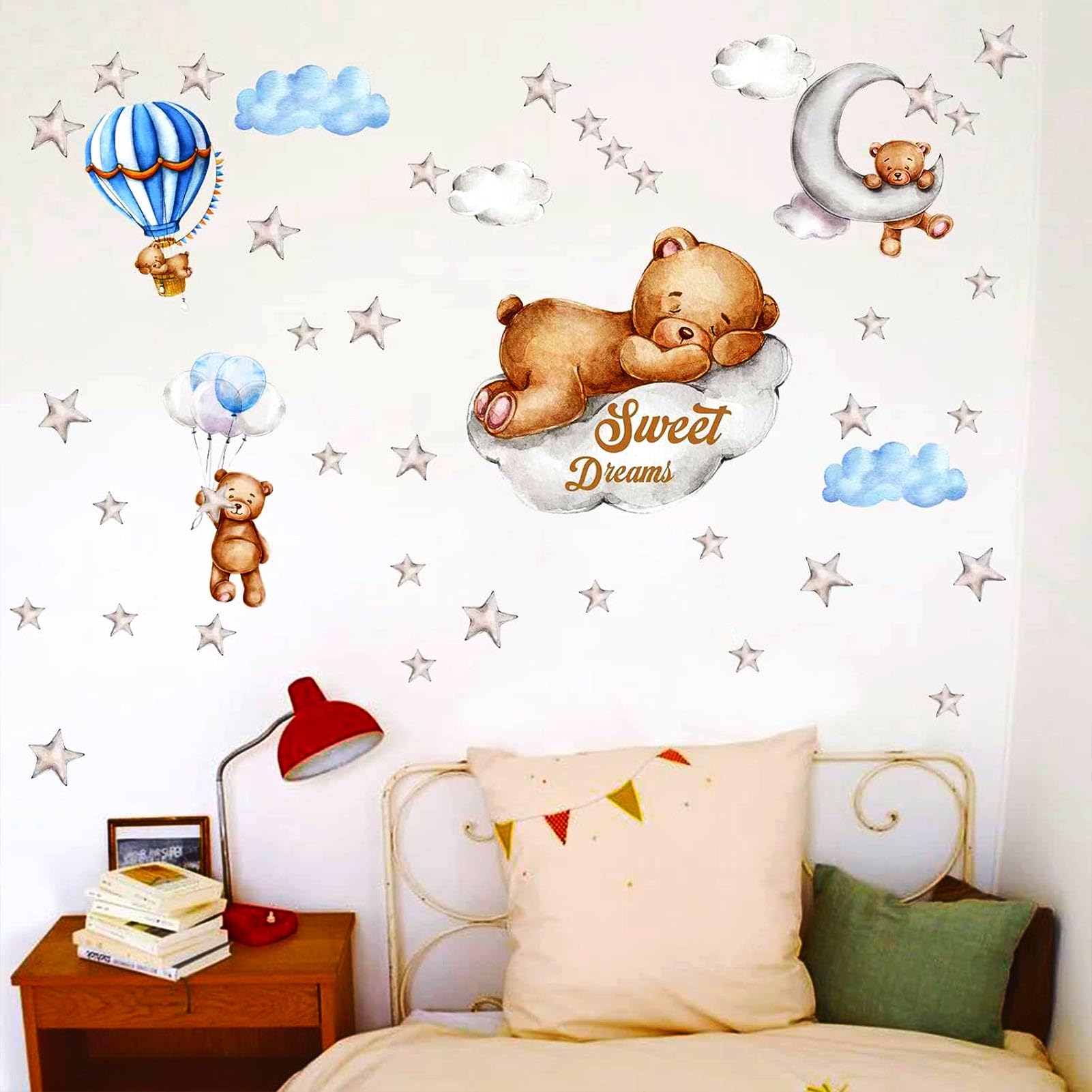 POILKMNI waterproof, odor-free decal protects walls and cleans easily