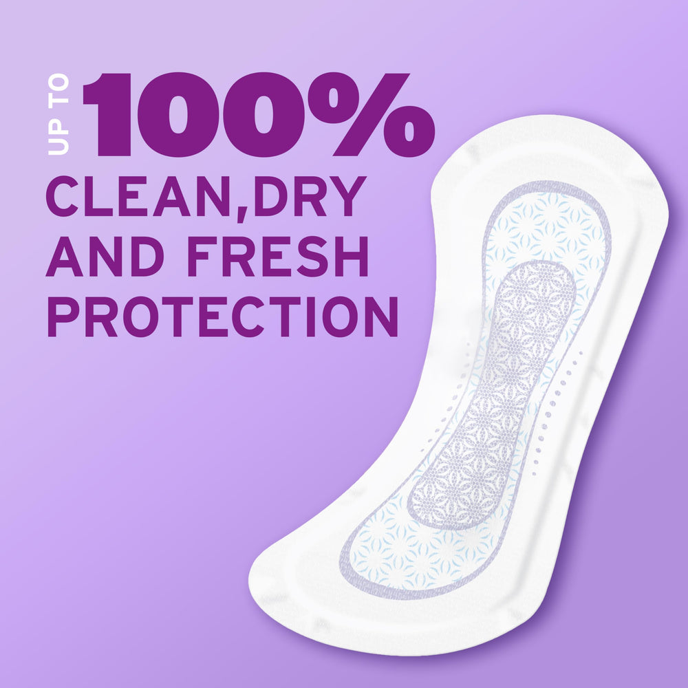 Poise Daily Liners stays-in-place design supports comfortable activity.