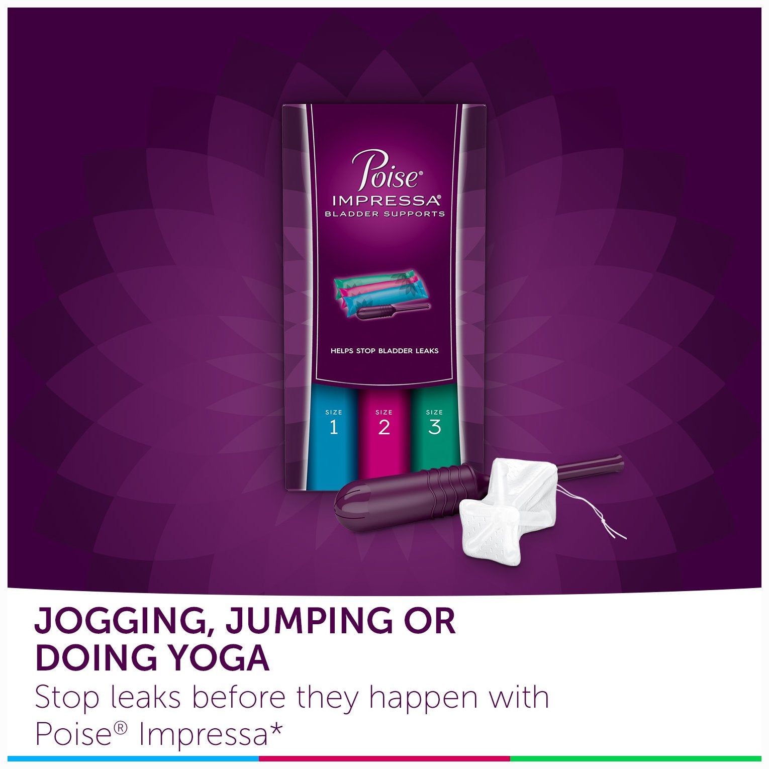 Discreet brown shipping box preserves privacy of Poise products.