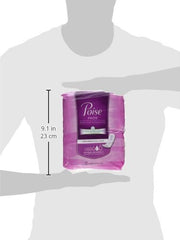 Poise maximum absorbency pad long dry-touch layer delivers day-long comfort.