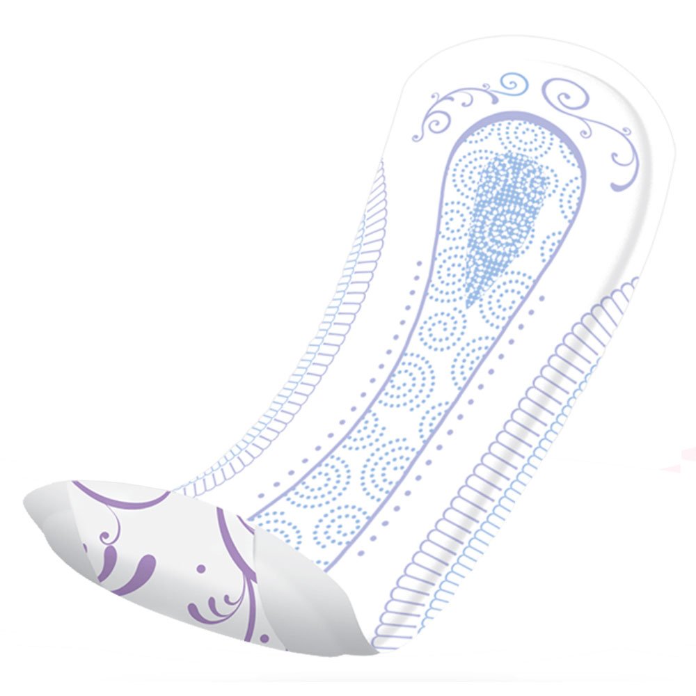 Poise maximum absorbency pad long leak-block sides enhance reliable incontinence protection.