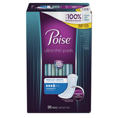 Poise Ultra Thin Postpartum Pad underwear-fit demonstrates secure placement.