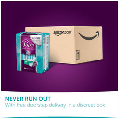 Unscented, fragrance-free Poise pad designed for sensitive days.