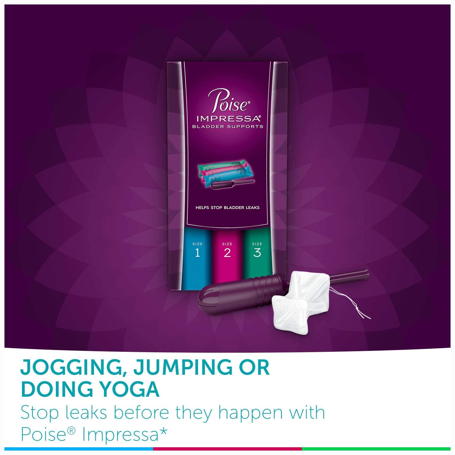 FSA-eligible Poise pads available in the US for eligible purchases.