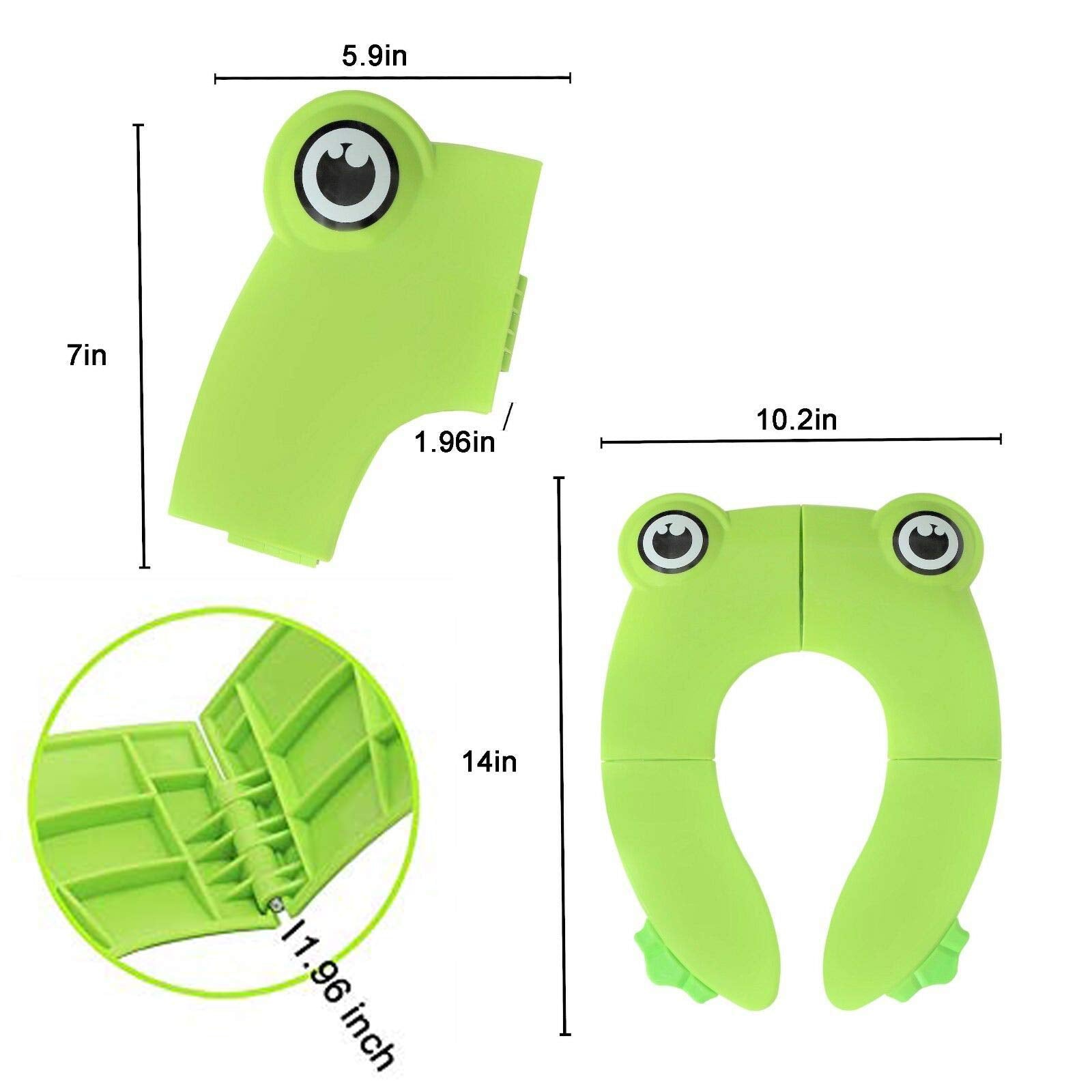 Pokanic universal fit adapts to most round and elongated toilets