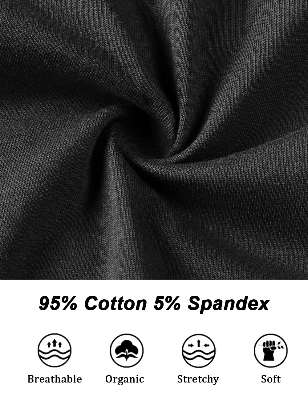 POKARLA high-waisted underwear provides tummy support and full coverage