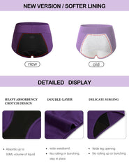 POKARLA nightwear-ready underwear front view protecting sheets overnight.