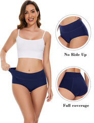 POKARLA women's incontinence underwear back view with seamless design for comfort.