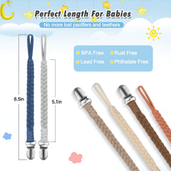 Pokipaw pacifier clip anti-drop design helps reduce dropped pacifiers during outings