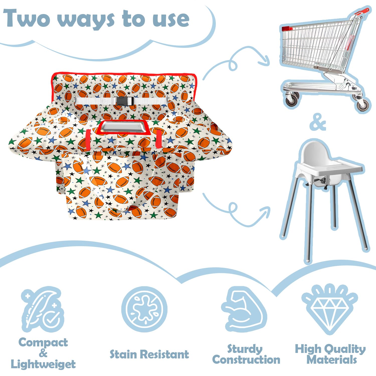 Polovillae cart cover pockets keep essentials in easy reach.