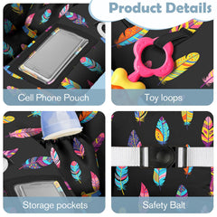 Polovillae safety harness keeps baby secure while you shop.