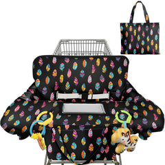 Polovillae cart cover with soft padding for comfortable on-the-go shopping.