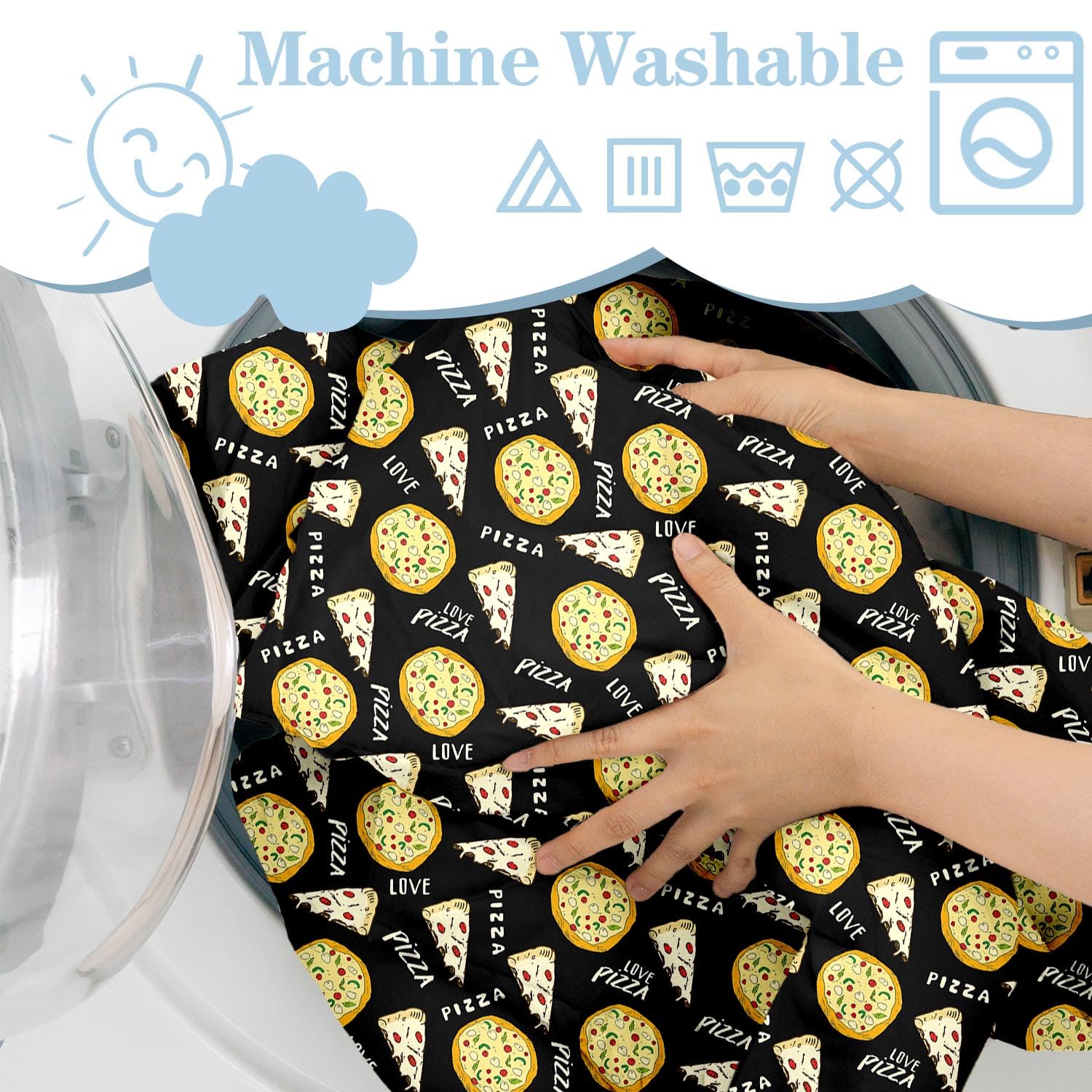 Polovillae machine washable, BPA-free fabric for easy cleanup
