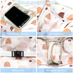 Polovillae padded cart cover adds soft comfort on busy days.