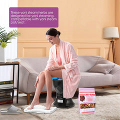 POLYHNIA Yoni Steam Herbs sealed pouches ensure clean storage and prep.