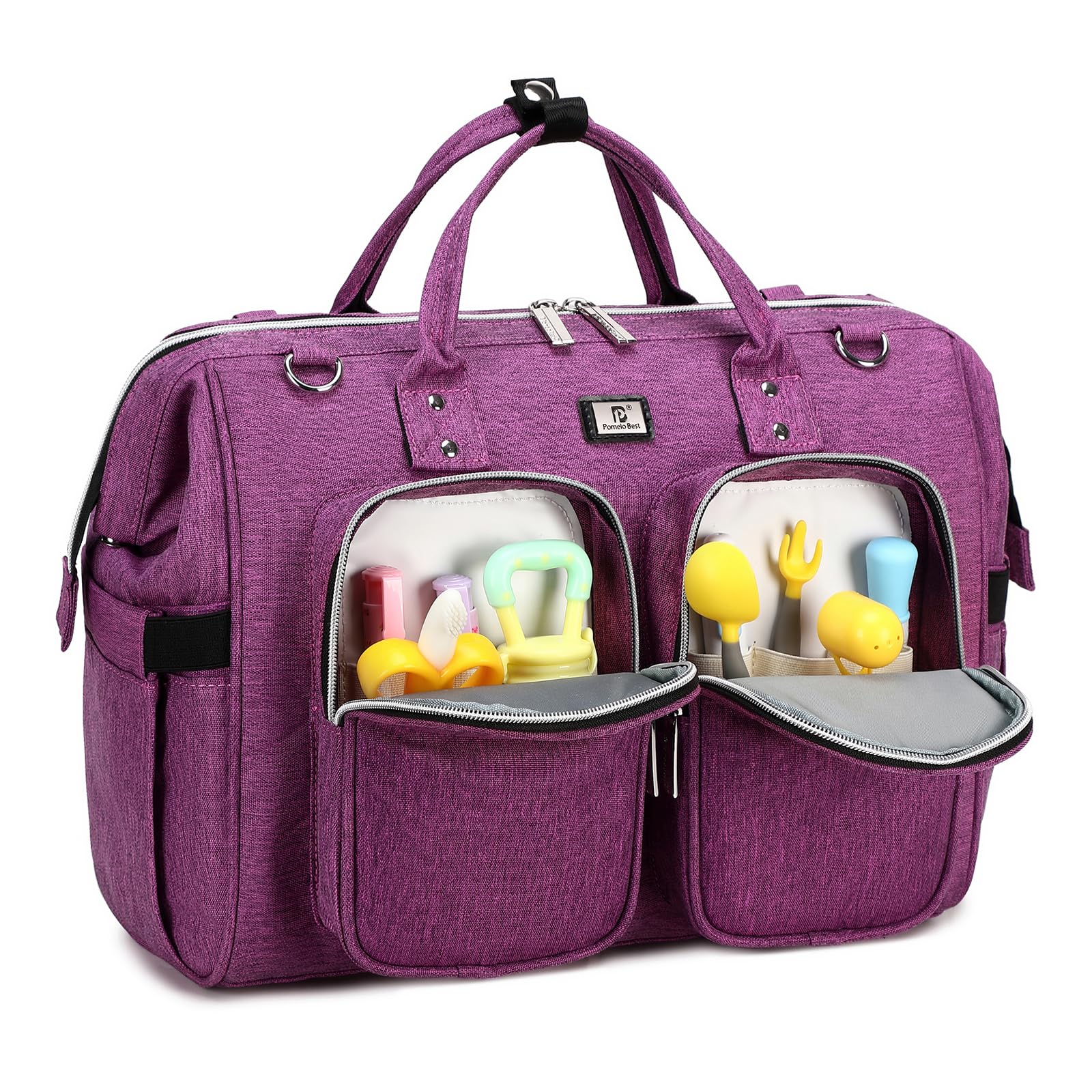 Pomelo Best diaper bag tote with changing pad for on-the-go parents