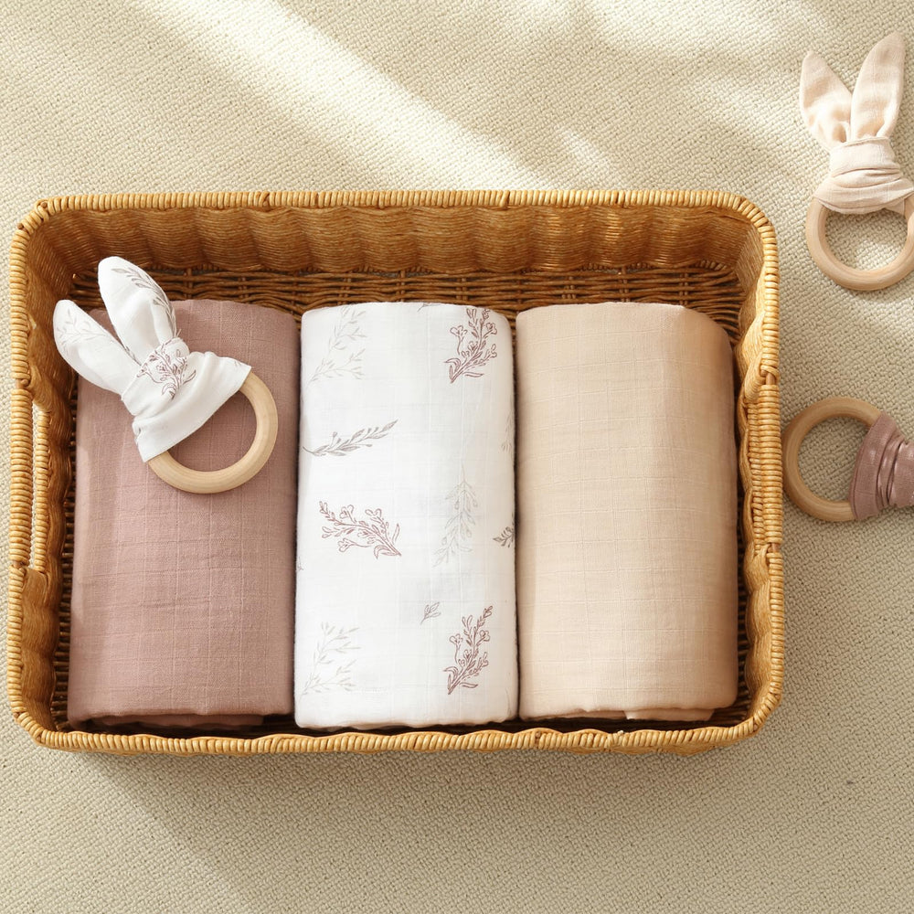POMISO swaddle is machine washable and easy care to keep color and texture