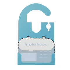 Ponaeua Infinity pump holder in blue with secure snap-fit for mobility