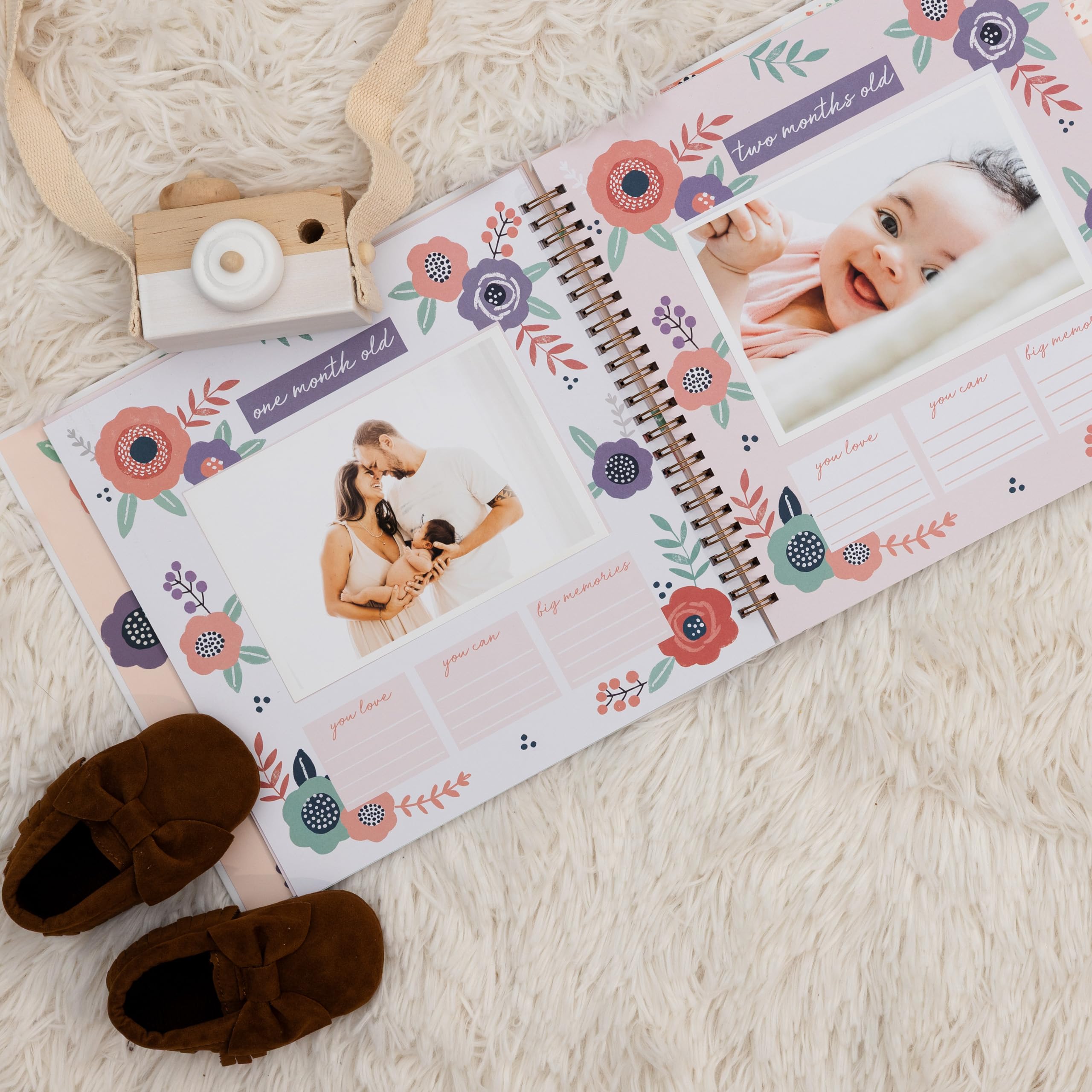 Pondering Pine back pocket folder keeps hospital bands and notes safe.