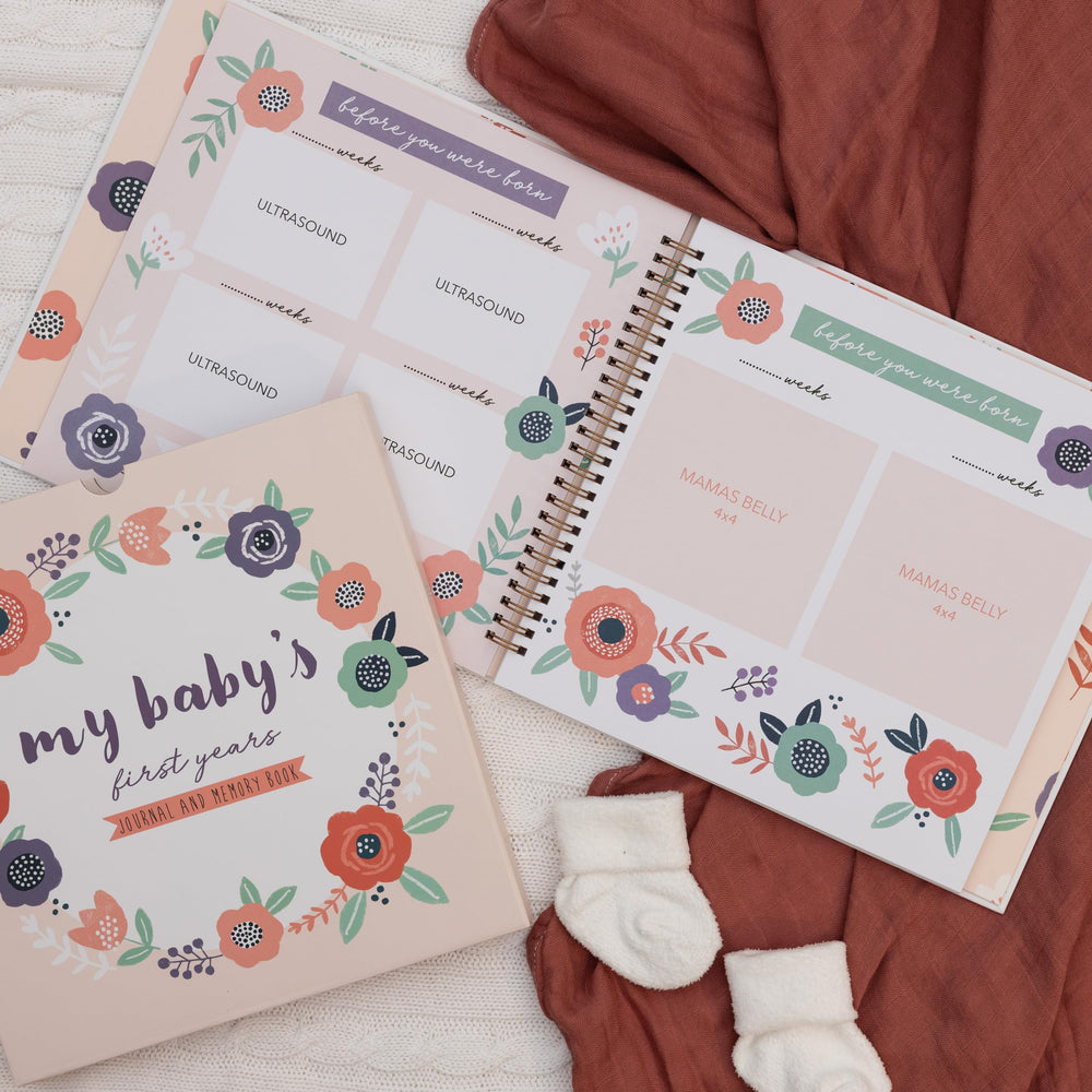 Pondering Pine durable hardcover protects your baby memories over time.