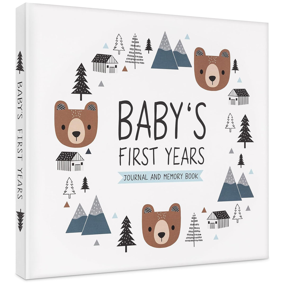 Pondering Pine keepsake memory book cover detail highlights durable protection for years of memories.