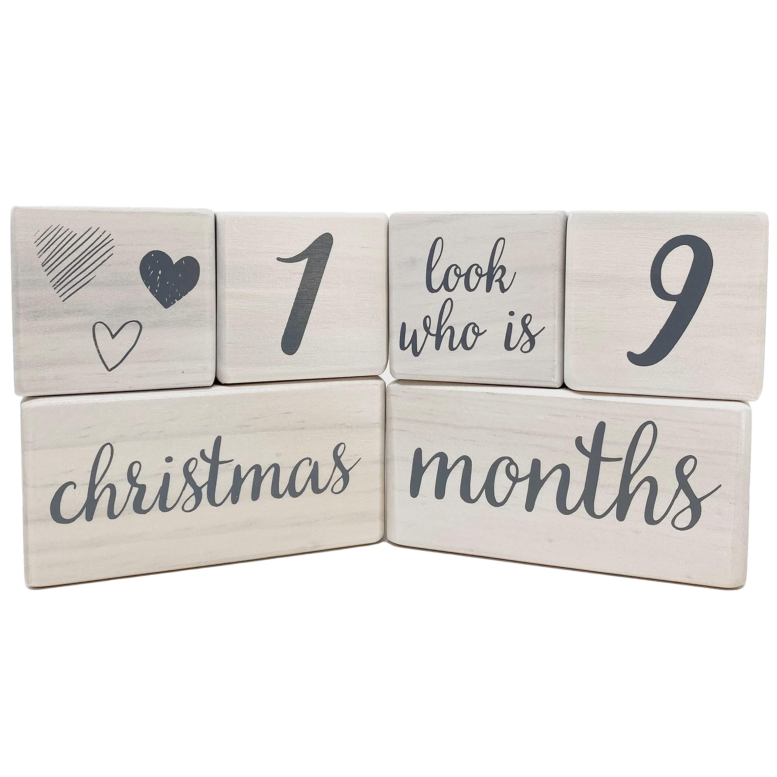 Pondering Pine milestone blocks drawstring bag: easy storage and gifting protection.