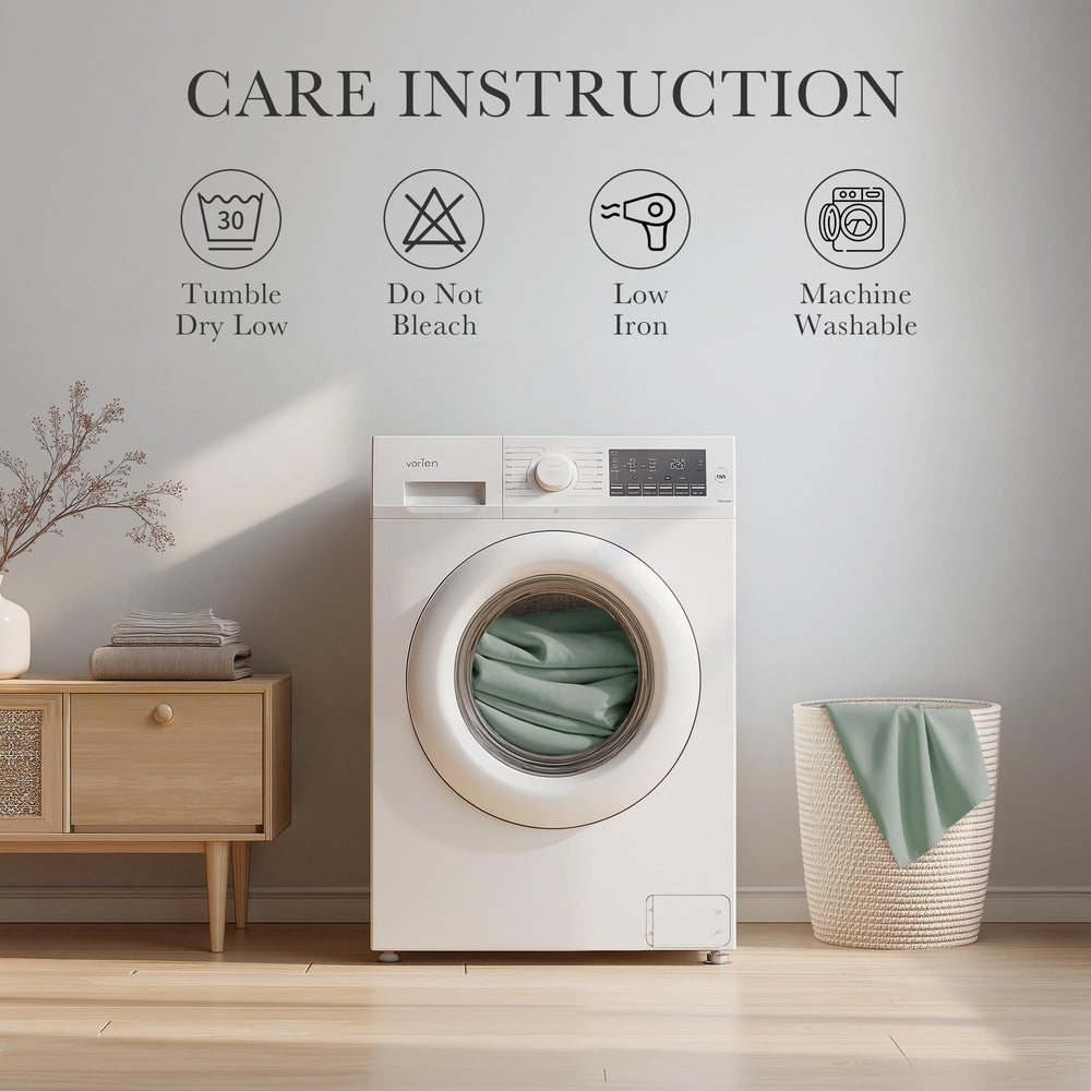 PONY DANCE machine washable curtains simplify home maintenance.