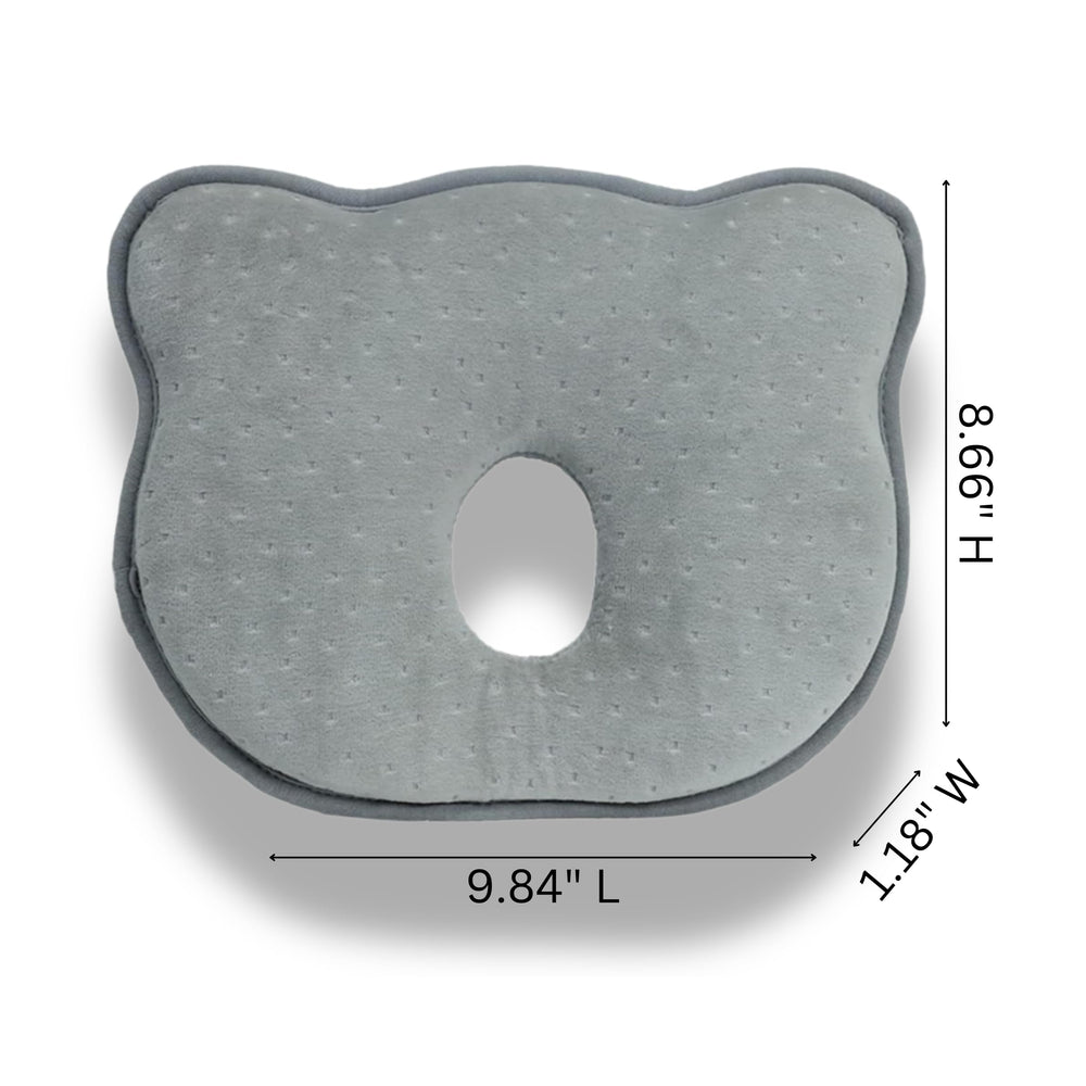 PookSter bear-shaped pillow cover offers soft, breathable comfort for crib or stroller.