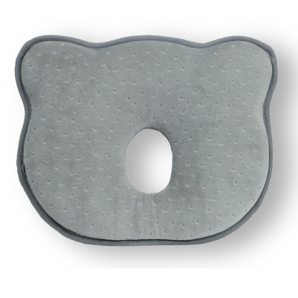 PookSter memory foam pillow for kids with bear design, ideal for nap time head support.