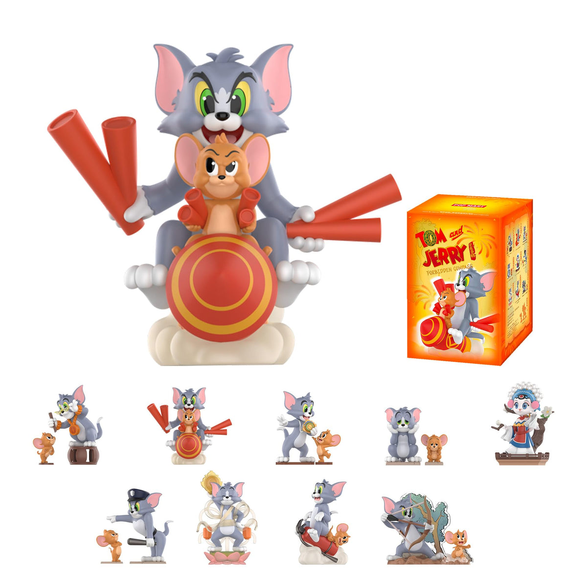 POP MART Tom & Jerry Forbidden Compass box figure for display and gifting