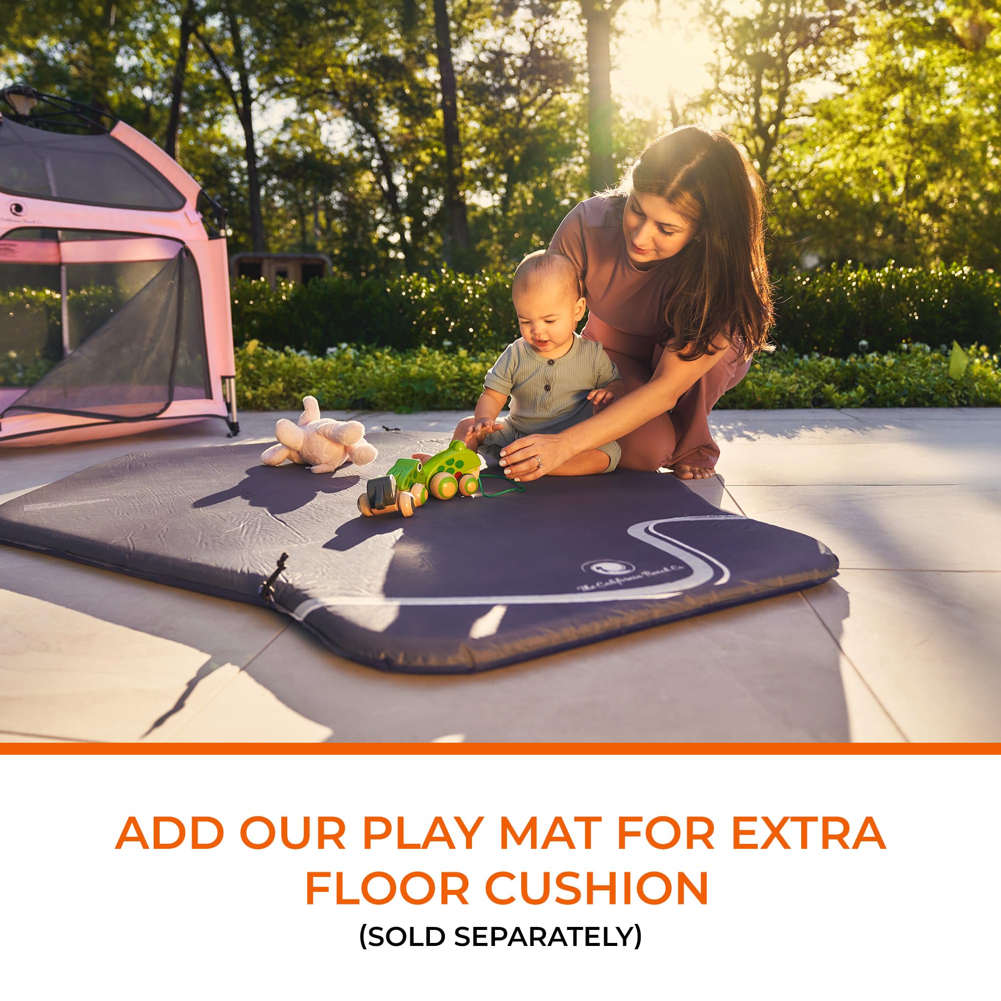 POP 'N GO PLAYPEN folded packaging for compact storage