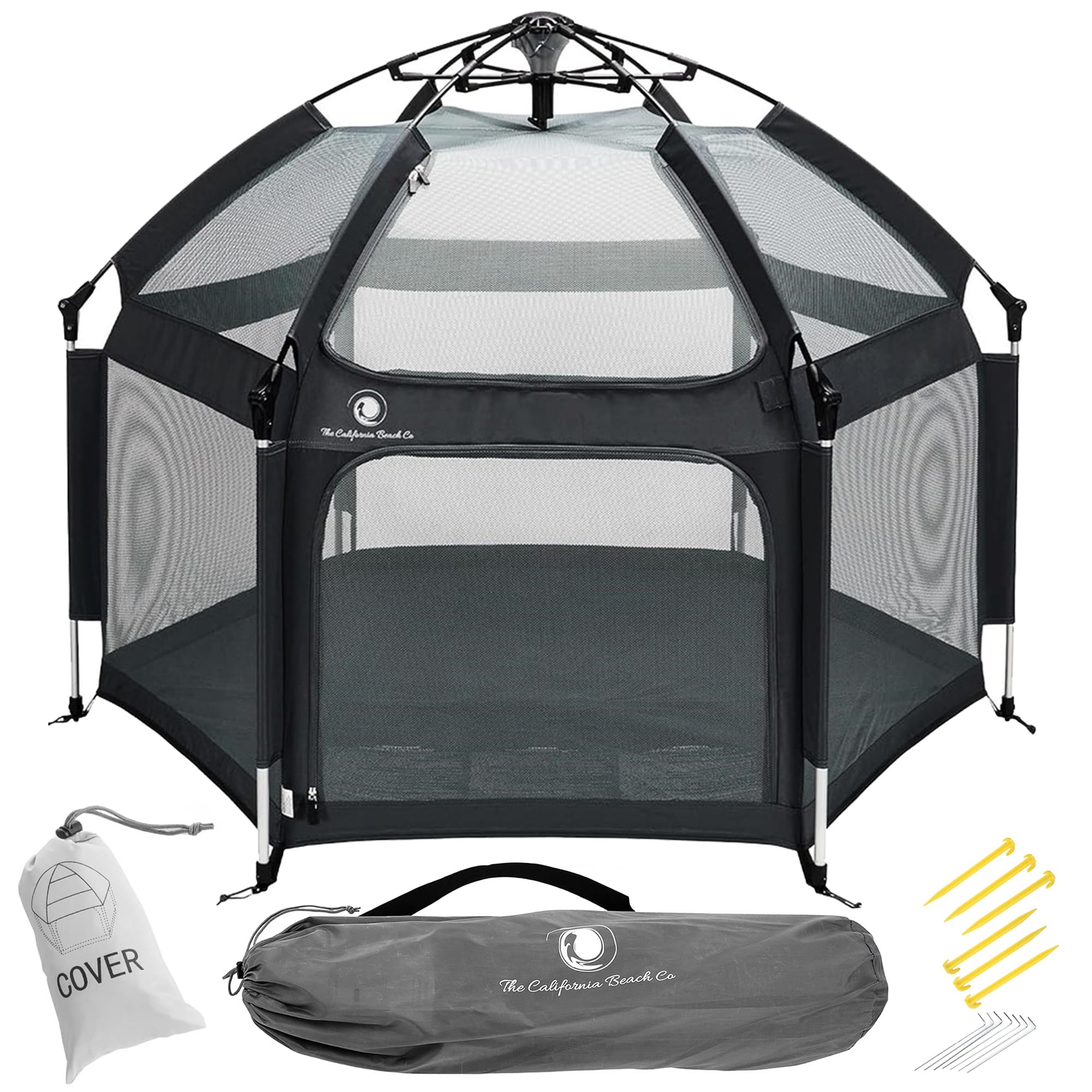 POP 'N GO PLAYPEN sun canopy shields baby from the sun during outdoor time