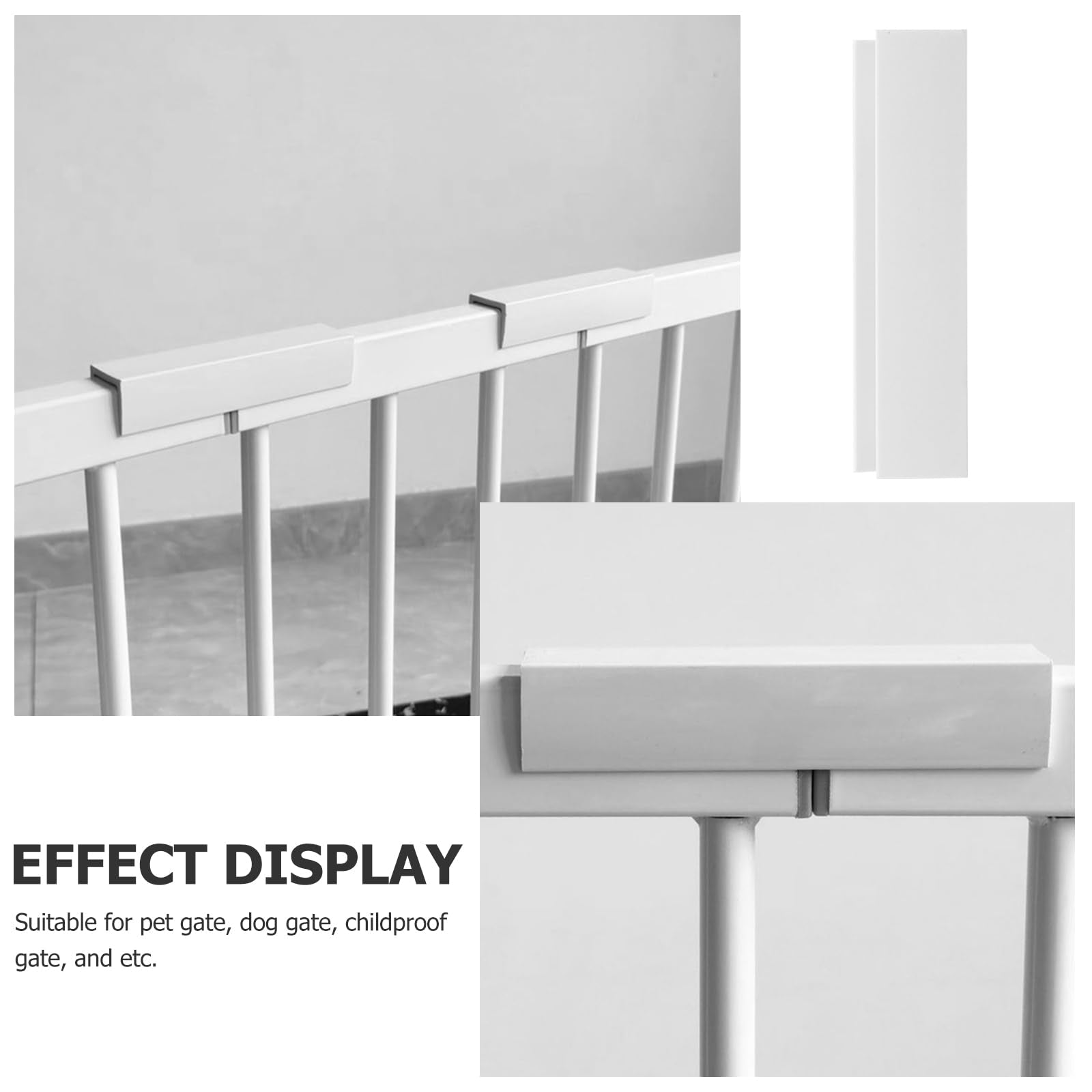 POPETPOP Dog Gate Support Groove strengthens gates for confident pet control.