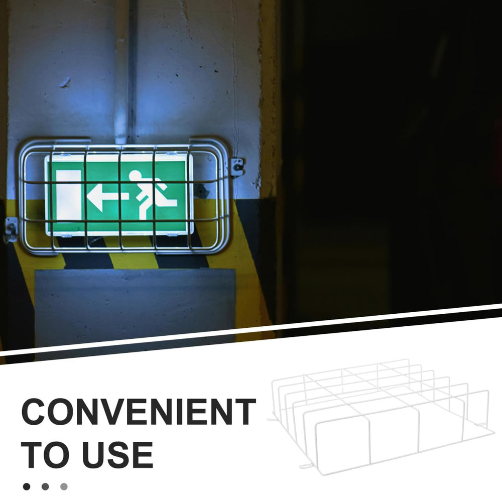 POPETPOP durable steel guard texture for exit signs