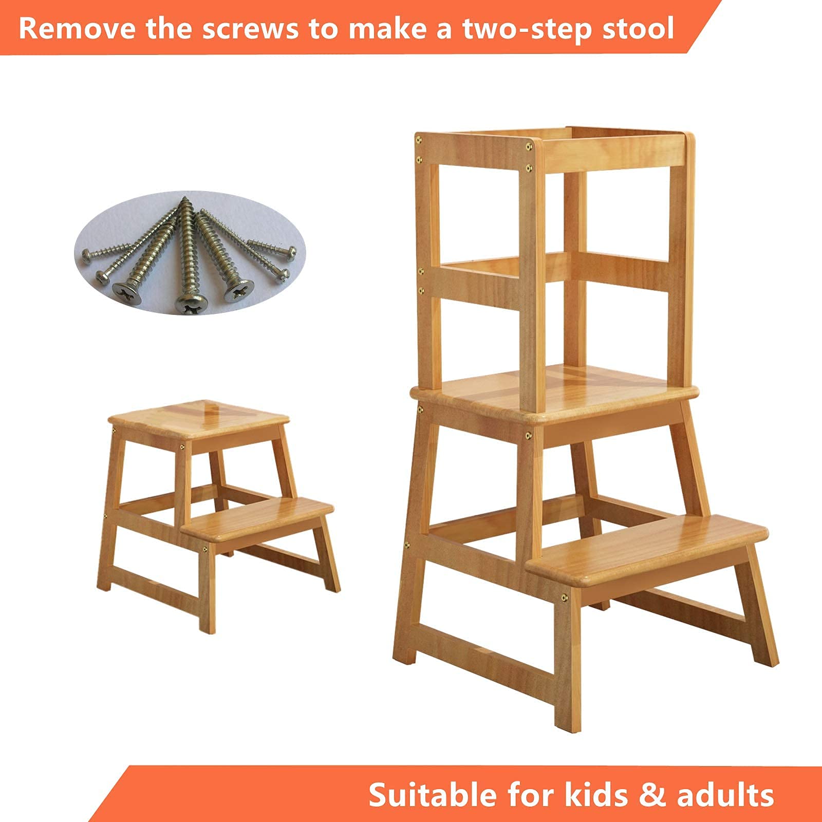 Popin Lover sturdy base supports up to 150 lbs for family use.