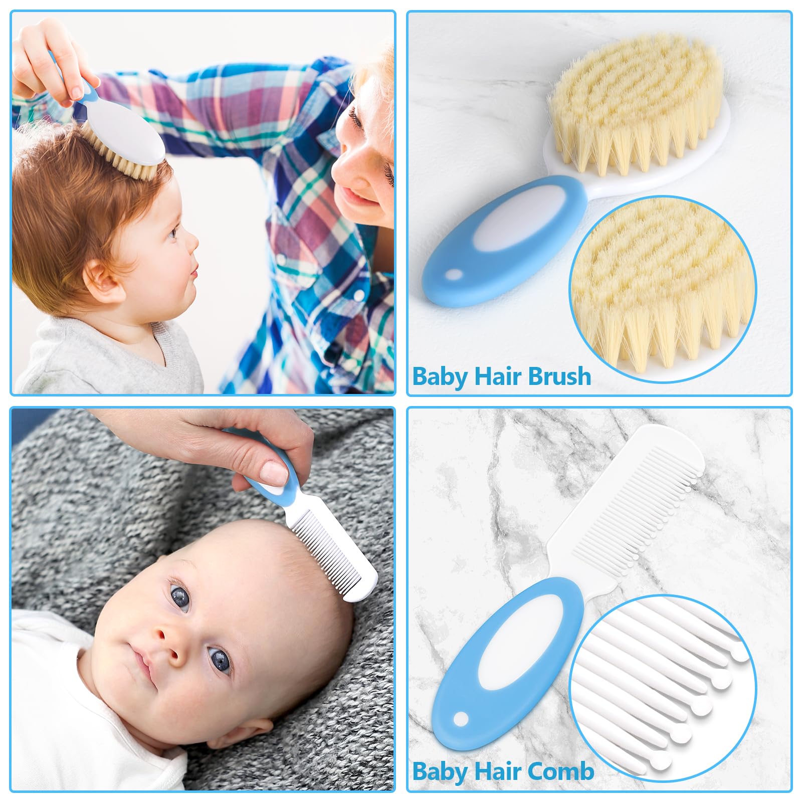 POPYJAN baby nail clippers with rounded blades prevent poking.