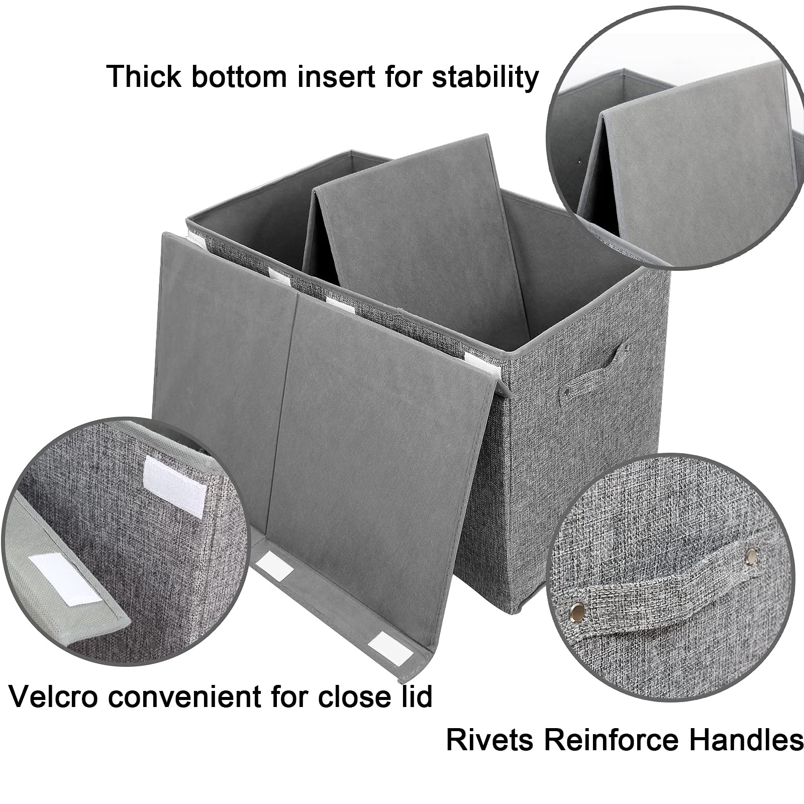 Popoly dustproof flip-top lid keeps items protected from dust