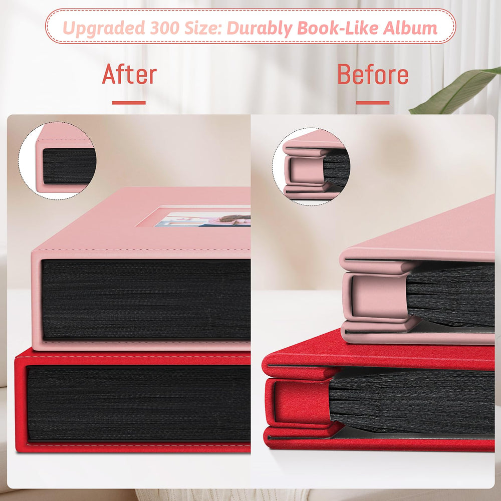 Popotop album dimensions 10-2x11-6 inch fits neatly on shelves
