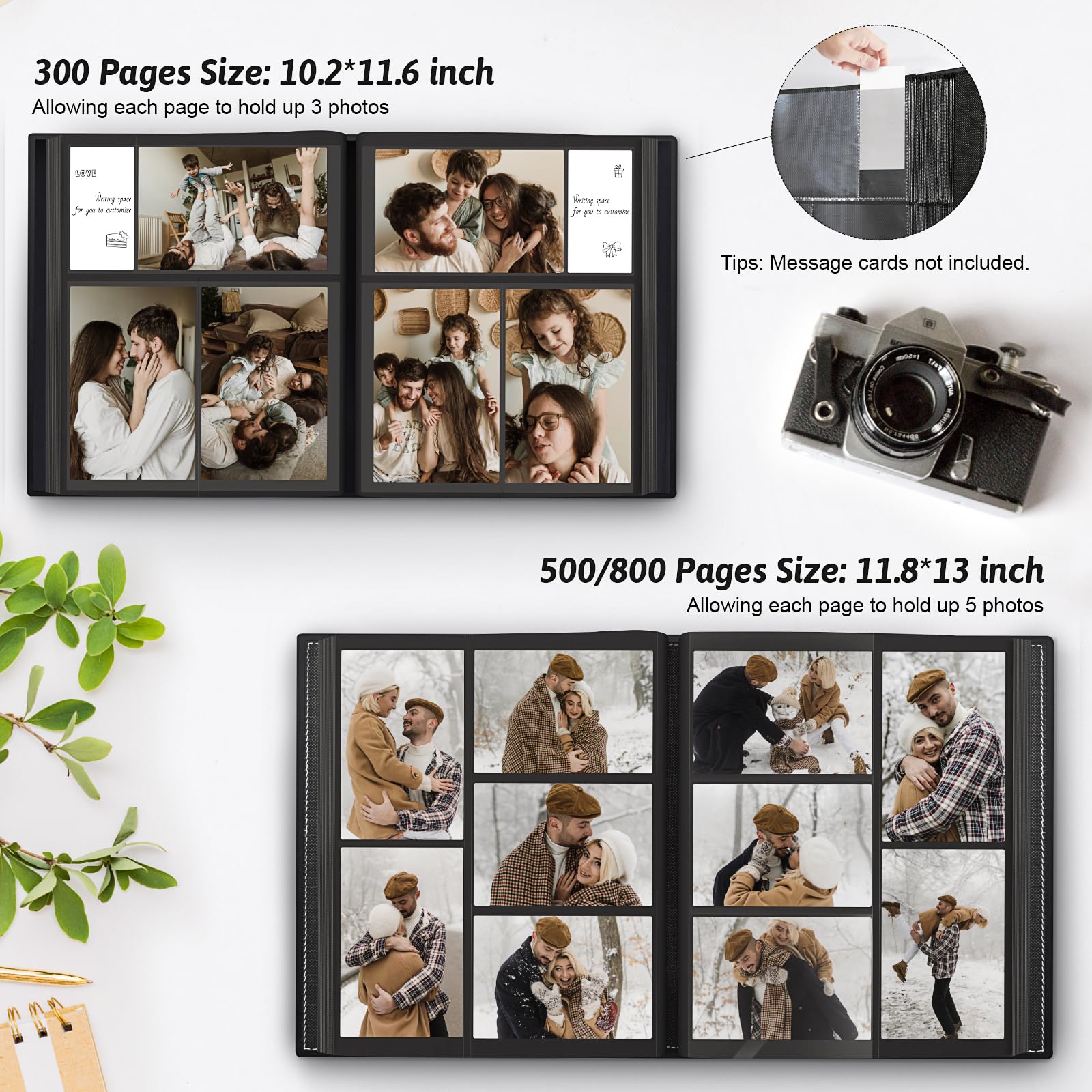 Popotop compact album size 10.2 by 11.6 inches, ideal gift.