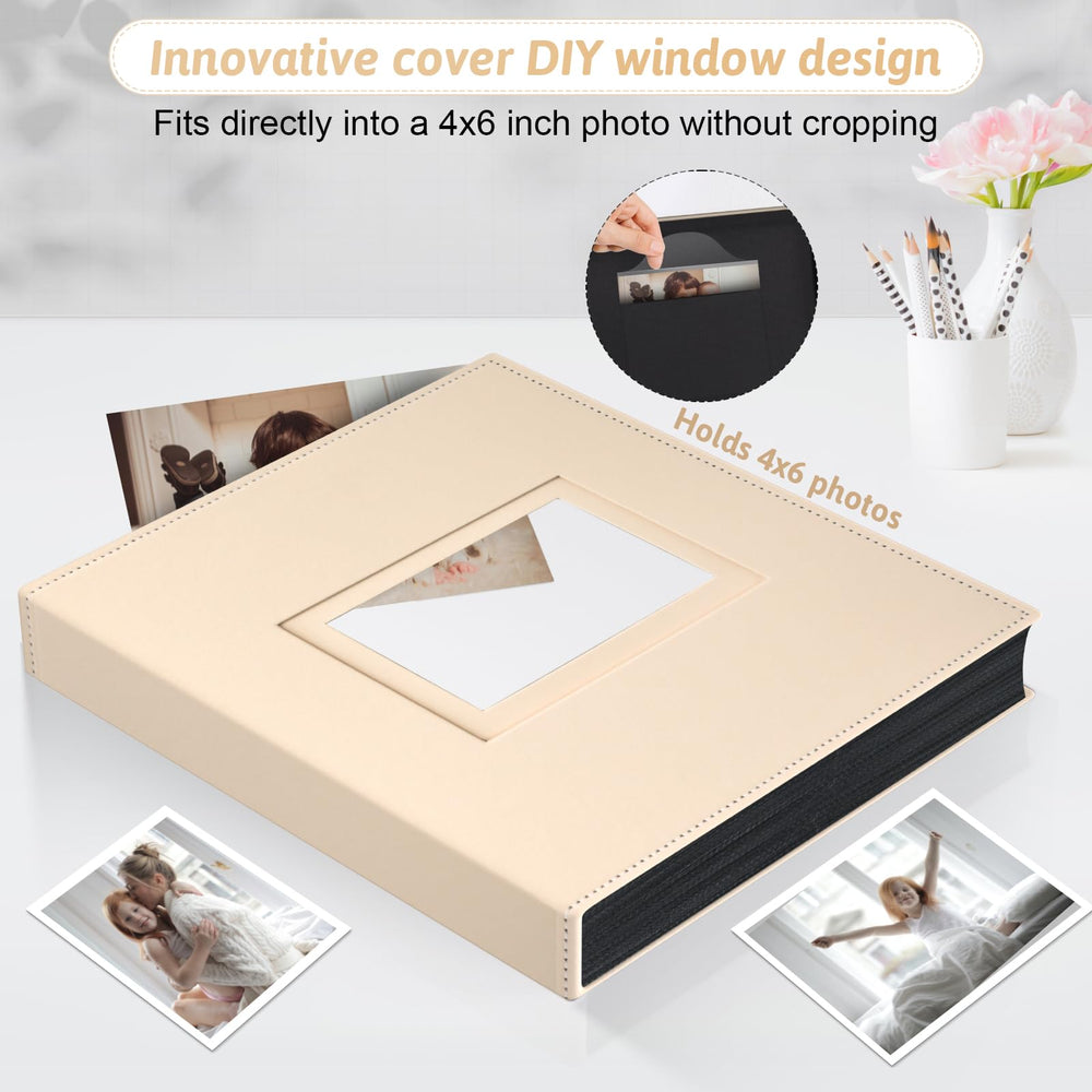 Popotop inner pages reveal 100 pockets for organized photo storage