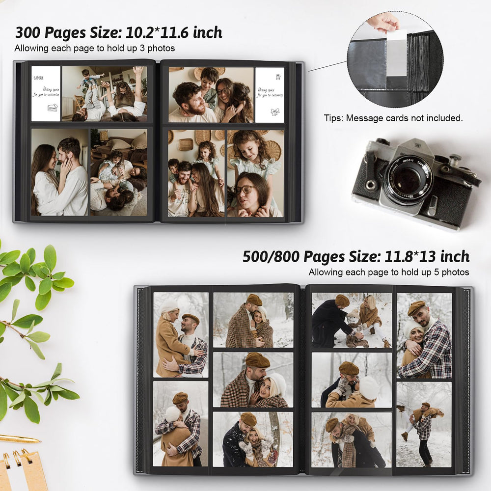 Popotop album interior with 100 pockets for 4x6 photos