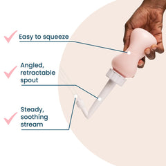 POPPED Peri bottle shown for postpartum care after birth