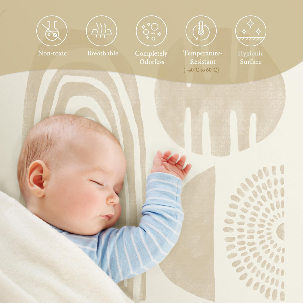 Non-toxic, odorless EVA foam from PopsyKosy in Desert Sand.