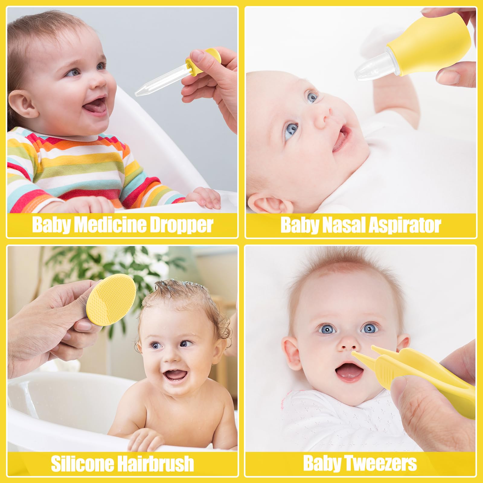 POPYJAN nasal aspirator with small tip for gentle nasal care.