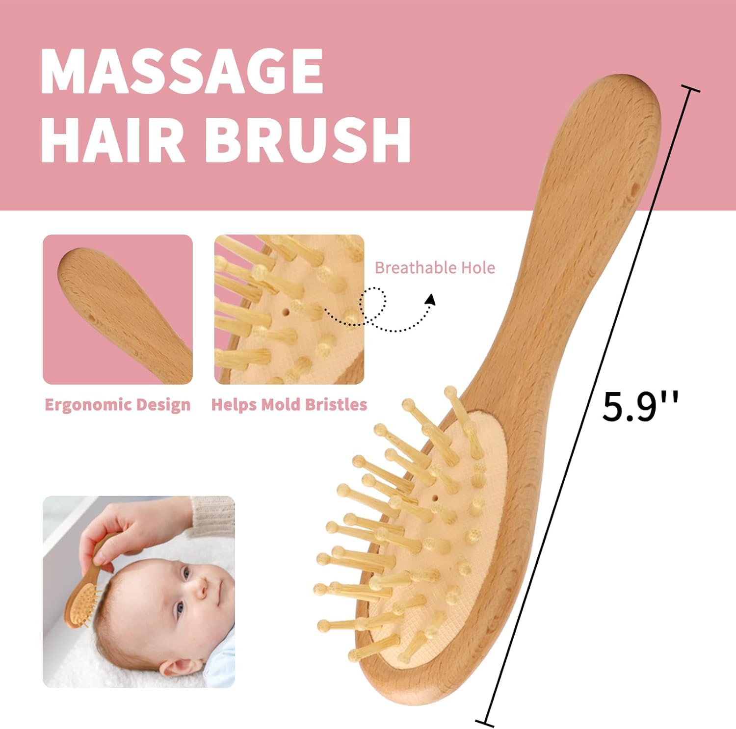 POPYJAN soft silicone massager adds bath-time relaxation for baby.