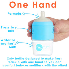 PopYum slow-flow nipple close-up supports steady feeding