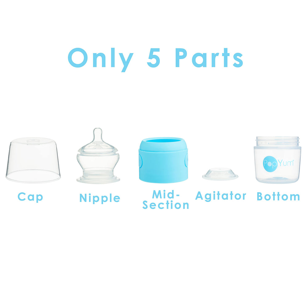 PopYum BPA-free bottle material for safe everyday use