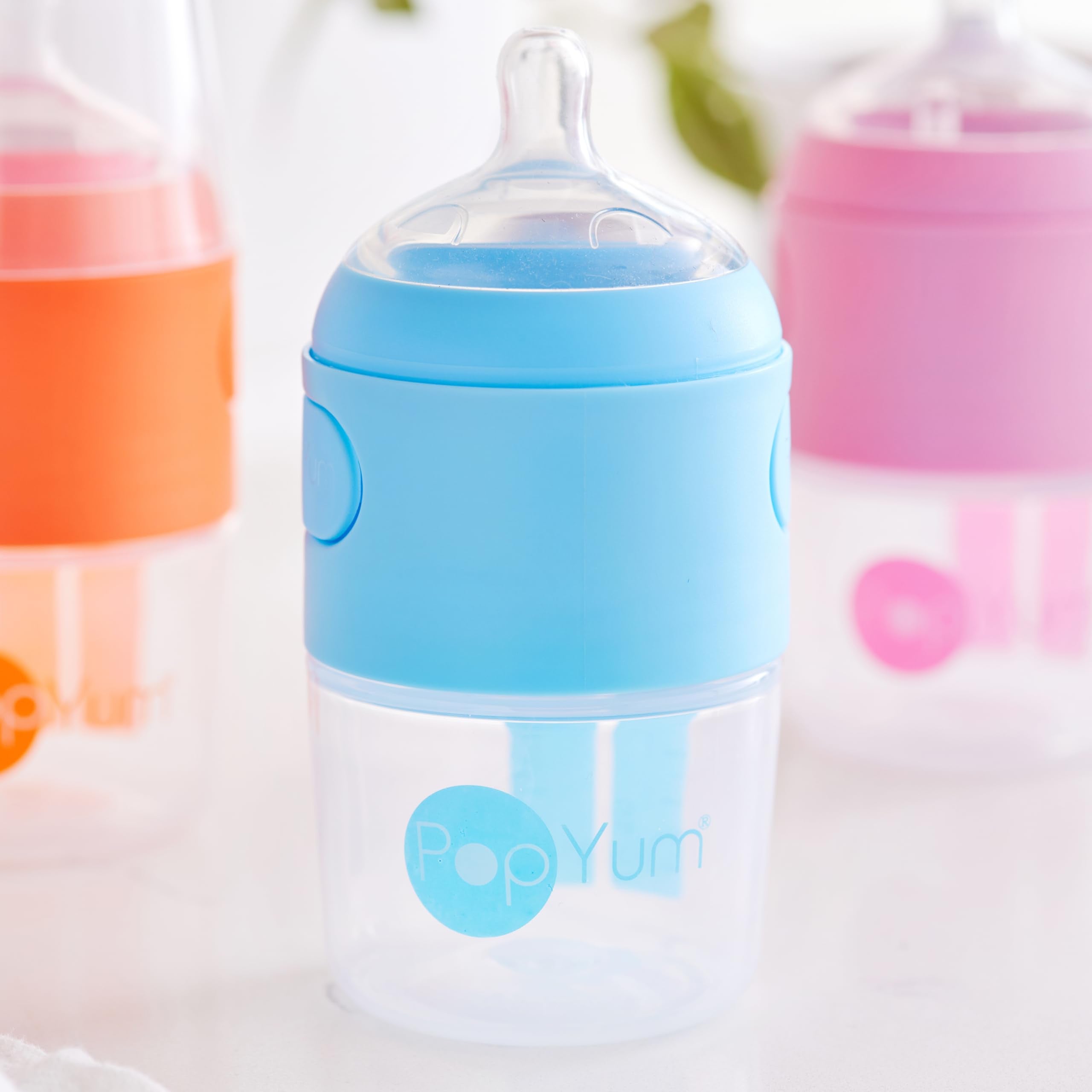 PopYum silicone nipple free from BPA, BPS, lead, and phthalates for safer feeding.