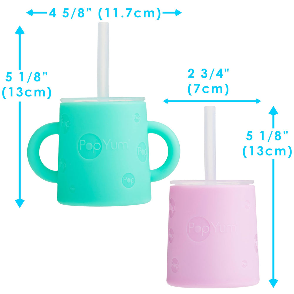 PopYum dishwasher-safe stackable design saves space and simplifies cleanup.